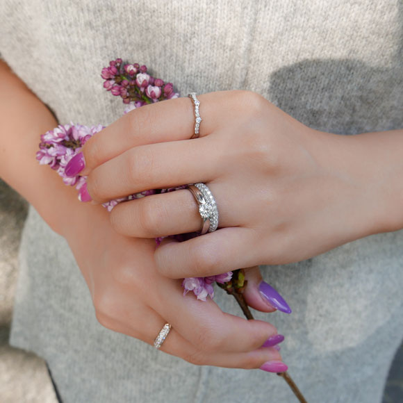 イサロイ「パヴェリング重ね付け」